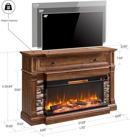 OKD 52" Electric Fireplace - Image 5