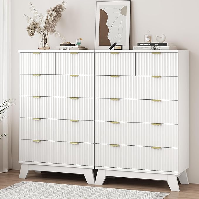 Xixini Fluted Dresser for Bedroom - Image 4