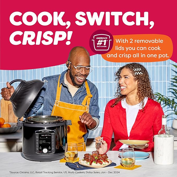 Instant Pot Pro Crisp 11-in-1 Air Fryer and Electric Pressure Cooker Combo - Image 2
