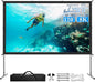 Projector Screen and Stand, JWSIT 120 inch Outdoor Movie Screen-Upgraded 3 by JWSIT