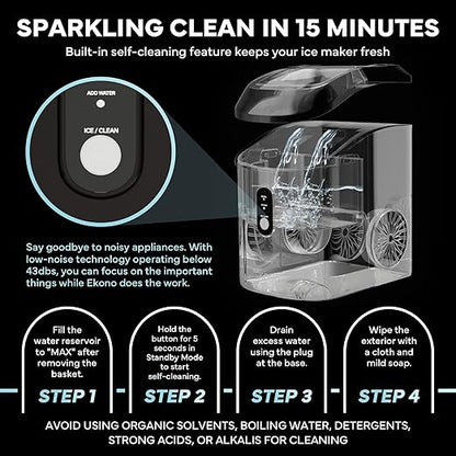 Nugget Ice Maker Countertop Sonic Ice Machine - Image 6