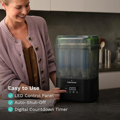 Baby Brezza 10 Minute SuperQuick Bottle Sterilizer + Dryer - Image 8