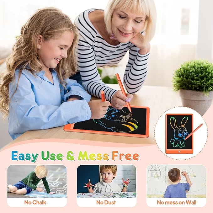 FLUESTON LCD Writing Tablet, Doodle Board Toys Gifts - Image 4
