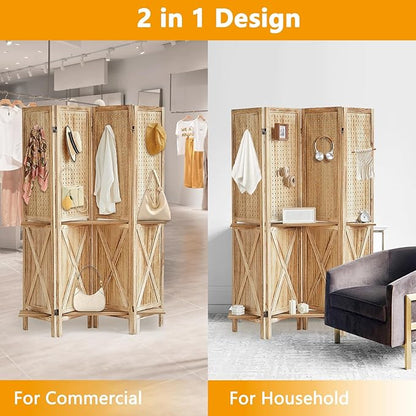 Aleesing 4 Panel Pegboard Display - Image 8