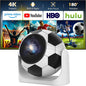 Mini Portable Projector with WiFi and Bluetooth, Built-in Apps Smart Projector by Unknown