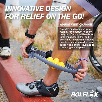 Rolflex Arm & Leg Massager Roller – Muscle Roller to Address Golfer’s Elbow - Image 3