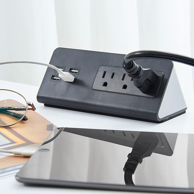 Desk Edge Mount Power Strips - Image 5