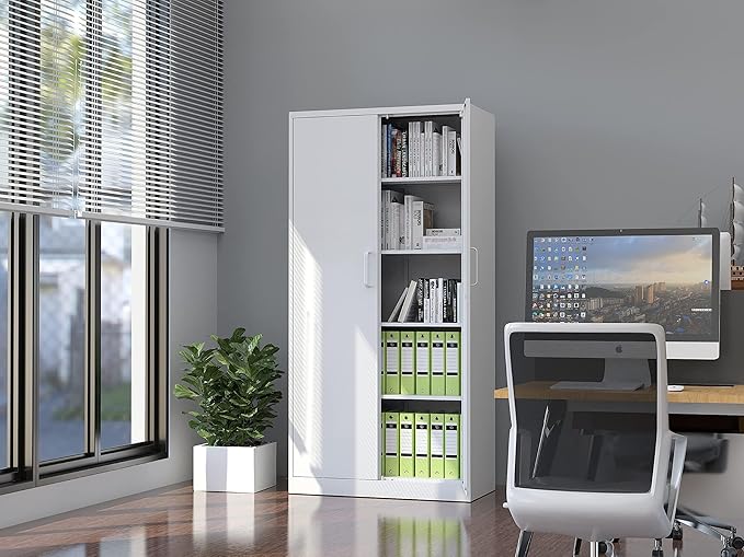 Metal Storage Cabinet-71” Tall Steel File Cabinets - Image 8