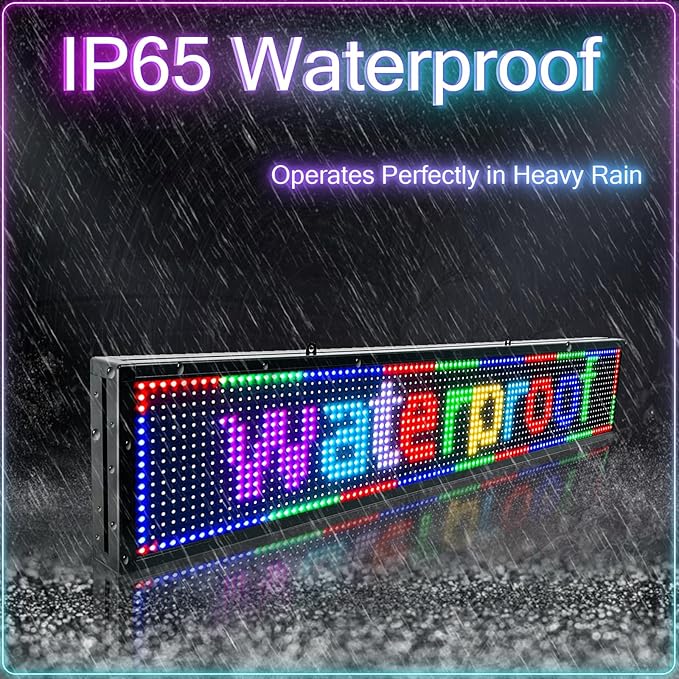 Waterproof Programmable Led Sign Custom Scrolling Outdoor Digital Signs - Image 2