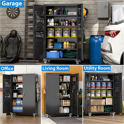 2025 Upgraded Wide & Deep Garage Storage Cabinet - Image 6