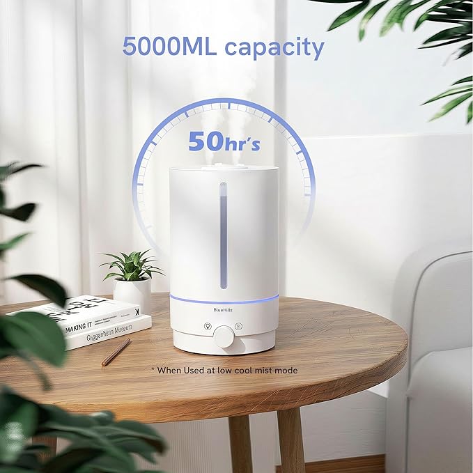 BlueHills Premium 5000 ML XL Cool and Warm Mist Ultrasonic Diffuser Humidifier - Image 3