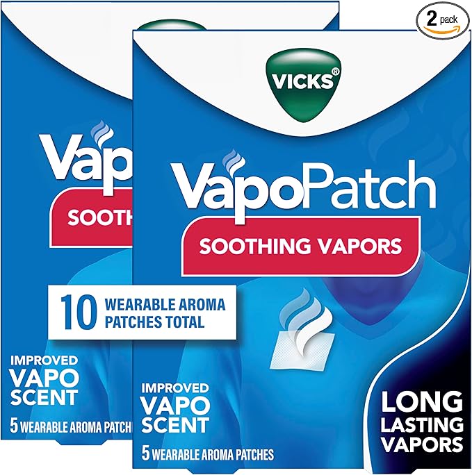 Vicks VapoPatch, Wearable Mess-Free Aroma Patch, Soothing & Comforting by Vicks