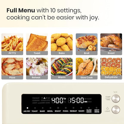 VAL CUCINA Retro Style Infrared Heating Air Fryer Toaster Oven, Extra Large - Image 2