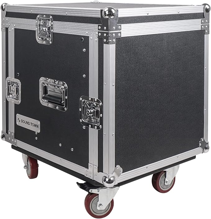 Sound Town 10U PA DJ Pro Audio Rack/Road ATA Case - Image 6