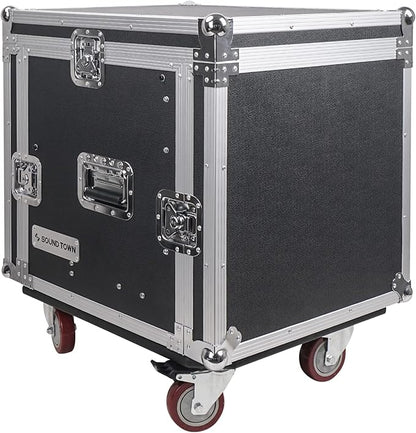 Sound Town 10U PA DJ Pro Audio Rack/Road ATA Case - Image 6