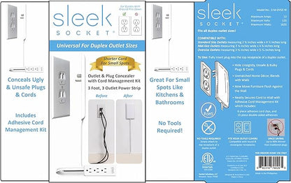 Sleek Socket Original & Patented Flat Ultra-Thin Outlet Concealer - Image 9