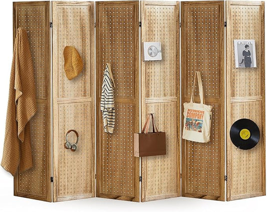 Aleesing 6 Panel Pegboard Display by ALeesing
