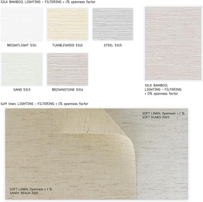 HILADUO Custom Motorized Light Filtering Roller Shades – Smart Electric Blinds - Image 6