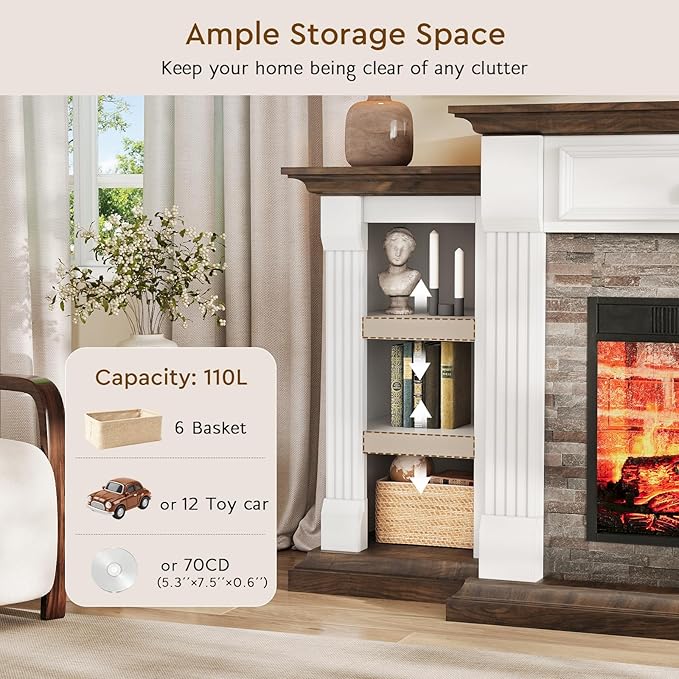 LGHM 72" Electric Fireplace - Image 6