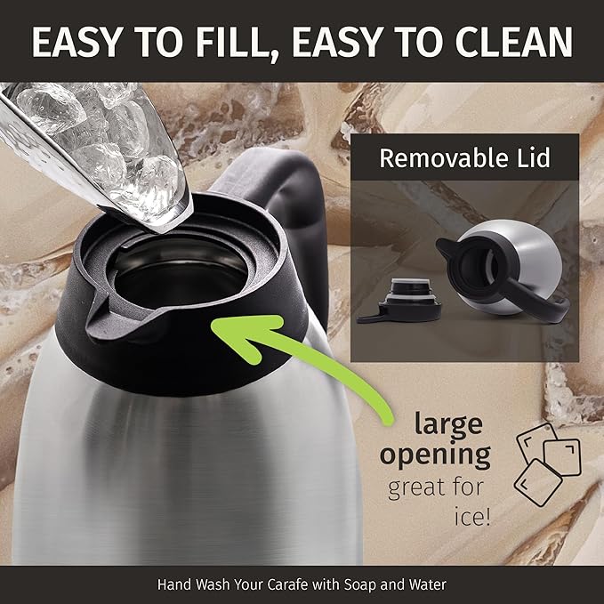 Cresimo Thermal Coffee Carafe 68oz / 2L - Image 6