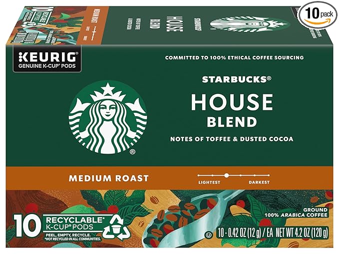 Starbucks House Blend, K-Cup for Keurig Brewers by StarbucksCoffee