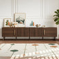 Merax Mid Century 78" TV Stand, Modern Fluted Entertainment Center by Merax