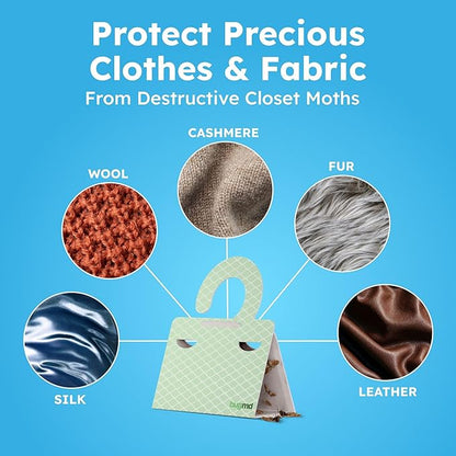 BugMD Clothes & Pantry Moth Traps – Sticky Glue Pheromone-Based Repellent - Image 6