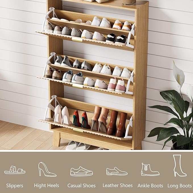 Shoe Cabinet Storage for Entryway - Image 4