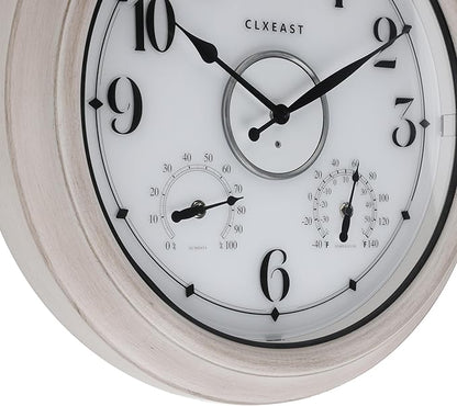 CLXEAST 18 Inch Illuminated Outdoor Clock - Image 9