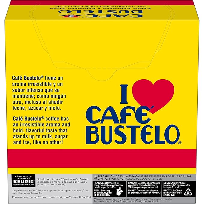 Café Bustelo Espresso Style, Dark Roast Coffee, Keurig K-Cup Pods - Image 6