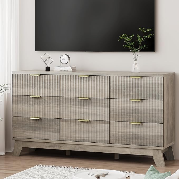 Xixini Fluted Dresser for Bedroom - Image 7