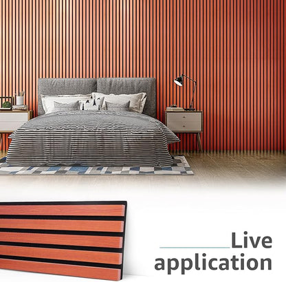 Art3d 4pcs-107 x 8in Slat Acoustic Panel - Image 3