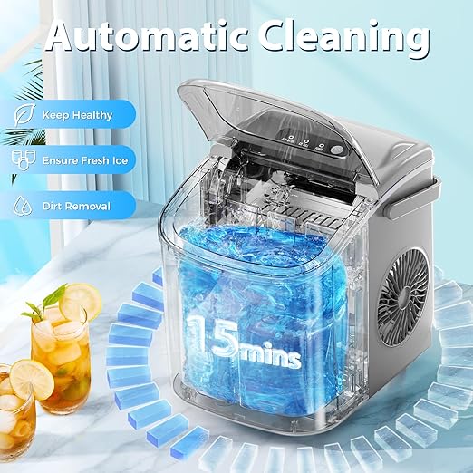 Antarctic Star Countertop Ice Maker，Portable Ice Makers - Image 2