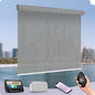Graywind Motorized Solar Shades Light Filtering Mesh Shade Compatible by Graywindbeyondshading