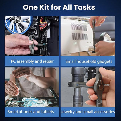 24-in-1 Magnetic Ratchet Multi-Bit Screwdriver Set - Image 4