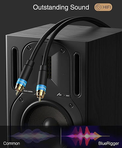BlueRigger RCA Audio Subwoofer Cable – - Image 2