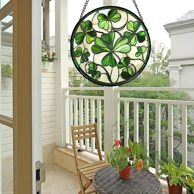 CRISGIF Stained Glass Window Hanging - Image 5