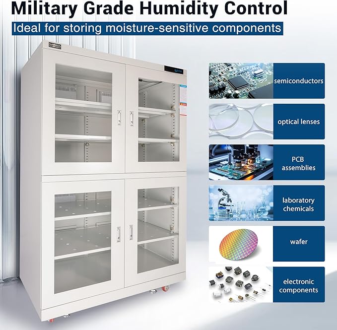NARGON 2-40% RH 1430L Electronic Dry Cabinet, ESD Desiccator Cabinet - Image 3
