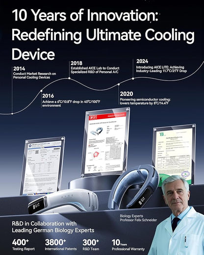 RANVOO AICE LITE Plus 2025 Max Cooling Airflow Neck Air Conditioner, Ultimate - Image 7