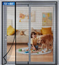 Magnetic Screen Door Mesh Left Right Side Opening Upgraded PET Material Mesh by Longeas