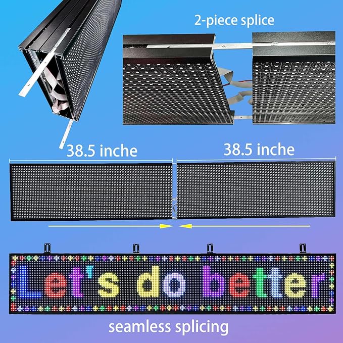 programmable led sign custom scrolling digital signage display screen outdoor - Image 6
