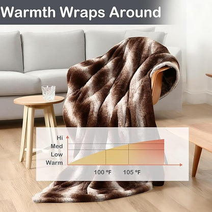Electric Heated Blanket Throw Size 50"×60" - Image 4