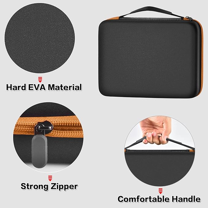 Comecase Battery Organizer Storage Box, Carrying Case Bag Holder - Image 3