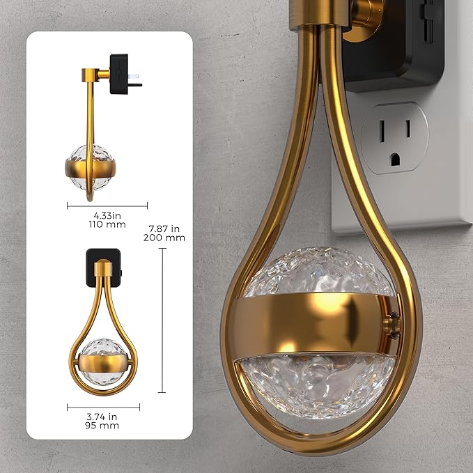 L LOHAS LED Night Lights Plug Into Wall: Star Projector Nightlight, Dusk to - Image 5