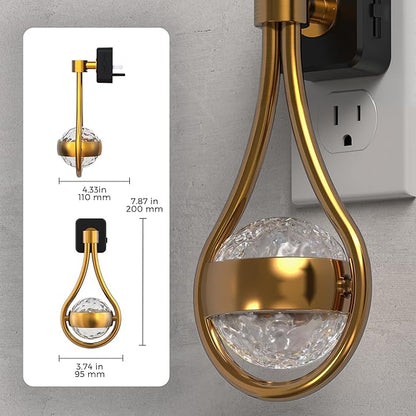 L LOHAS LED Night Lights Plug Into Wall: Star Projector Nightlight, Dusk to - Image 5