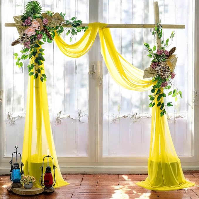 MDS Halloween Chiffon Draping Fabric - 1 Panel, 30" Wide x 20ft Long - S...