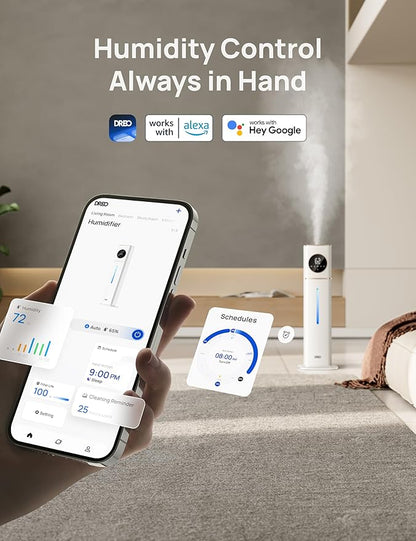 DREO HM735S 11L Smart Humidifier Large Room 700 ft², 100H Cool Mist Air - Image 4