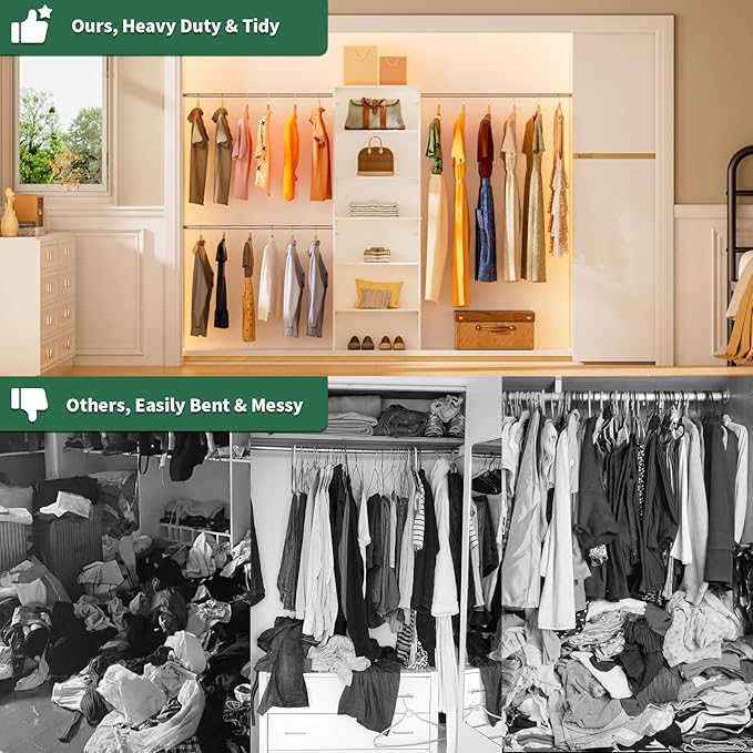 Closet System, 25.5" Wide Closet Organizer System - Image 5