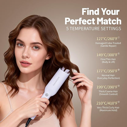 Inovocare Upgraded Automatic Rotating Curling Iron - Image 5