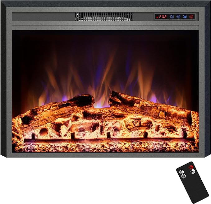 Electric Fireplace, Recessed Fireplace Heater by KENTSKY